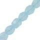 Czech Fire polished faceted glass beads 4mm Crystal cloud blue